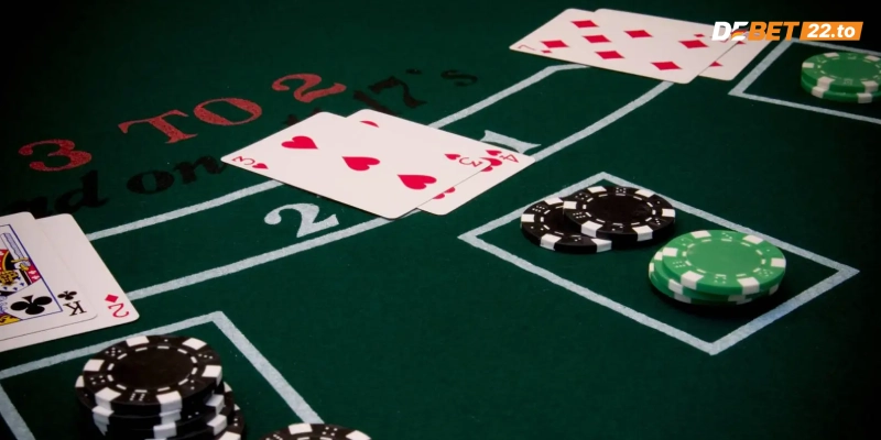 Quy tắc rút bài trong Blackjack Debet